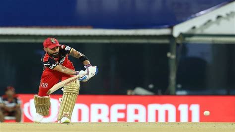Ipl 2021 Watch Virat Kohli Knocks Down A Chair In Frustration After Getting Out Gets