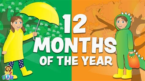 12 Months Of The Year Song For Children Fun Calendar Songs For Kids