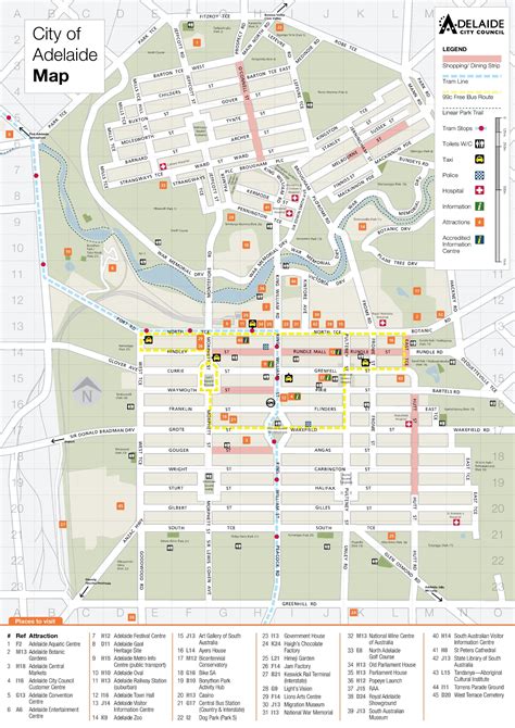Get directions, maps, and traffic for adelaide, wa. Adelaide tourist attractions map