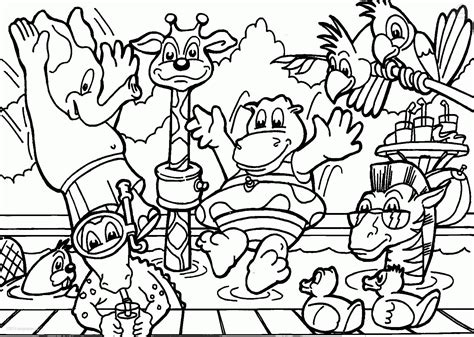 Once colored, the cards can be cut out as used as collectibles by your kid. Zoo Animal Coloring Pages Printable - Coloring Home