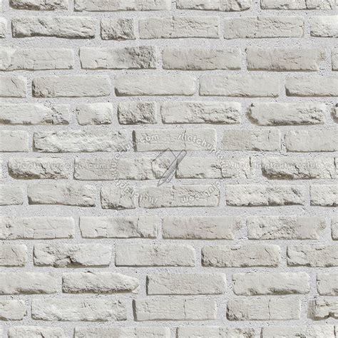 White Bricks Texture Seamless 00498