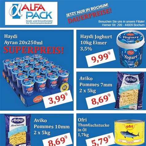 Alfa Pack Groß Und Einzelhandel Für Gastronomie Lebensmittel