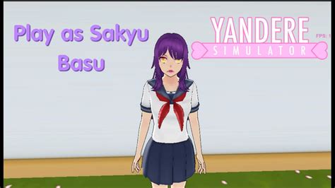 Play As Sakyu Basu By Meno Dlyandere Simulator Youtube
