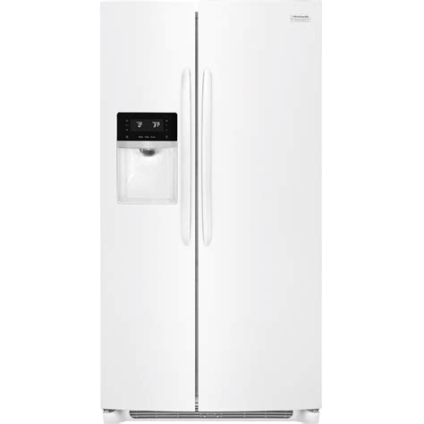 Frigidaire 25 6 Cu Ft Side By Side Refrigerator White FGSS2635TP