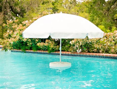 Pool Buoy Floating Pool Umbrella Outdoor Spaces Outdoor Living