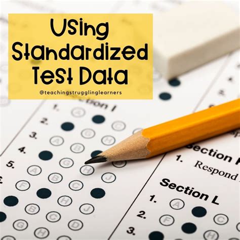 using standardized test data teaching struggling learners