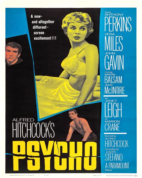 Psycho 1960 Digital Movie Poster Print Instant Download Etsy