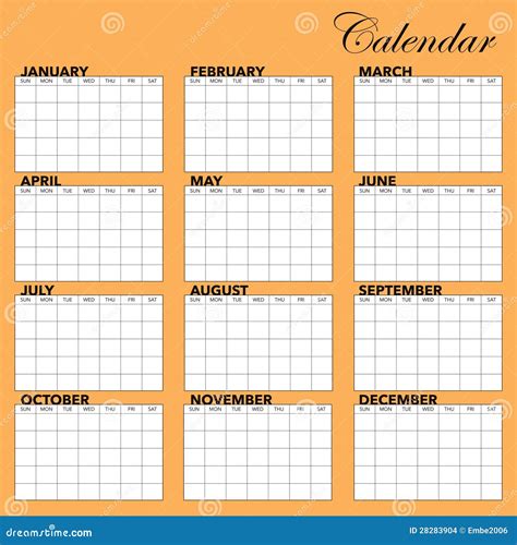 Formato De Calendario