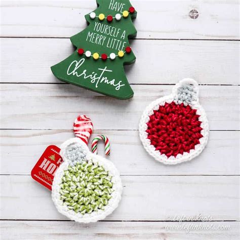 Crochet Holly Jolly Christmas Ornament T Card Holder Free Pattern