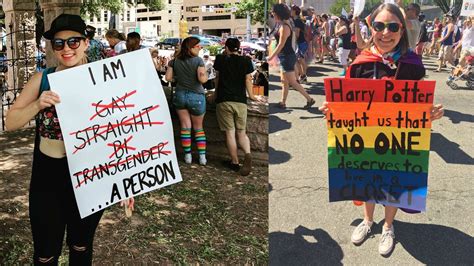 36 Of The Best Signs From The Equality Marches Glamour