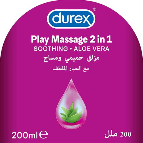 Durex Play Massage 2 In 1 Lubricant Soothing Aloe Vera 200ml Buy
