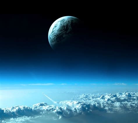 Wallpaper Planet Sky Earth Space Art Moon Science Fiction