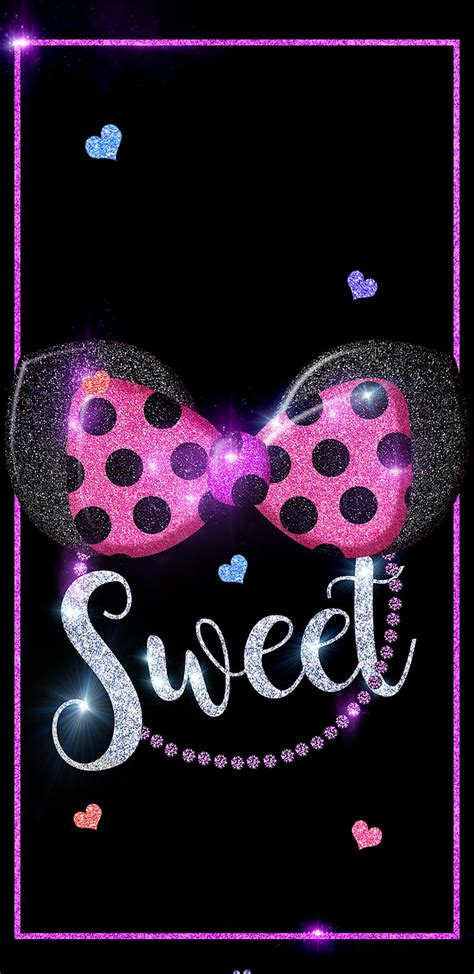 1366x768px 720p Free Download Sweet Bow Diamond Dots Girly