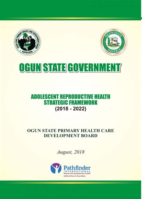 Ogun State Launches Adolescent Reproductive Health Strategy Jhu