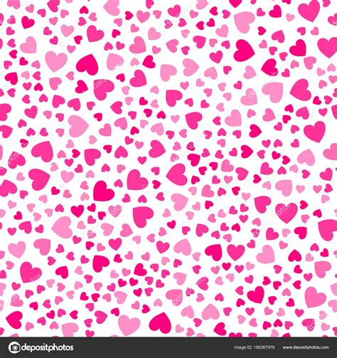 Bright Pink Hearts Seamless Background — Stock Vector © Slanapotam