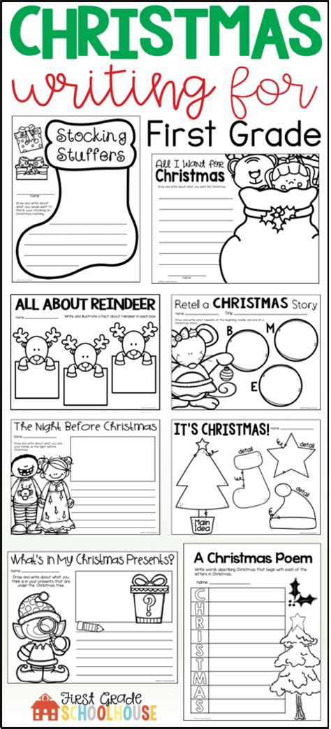 Christmas Writing For First Grade Is The Perfect Packet To Engage Your