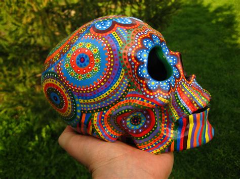Sugar Skull Mexican Skull Day Of The Dead Calavera Sugar Etsy