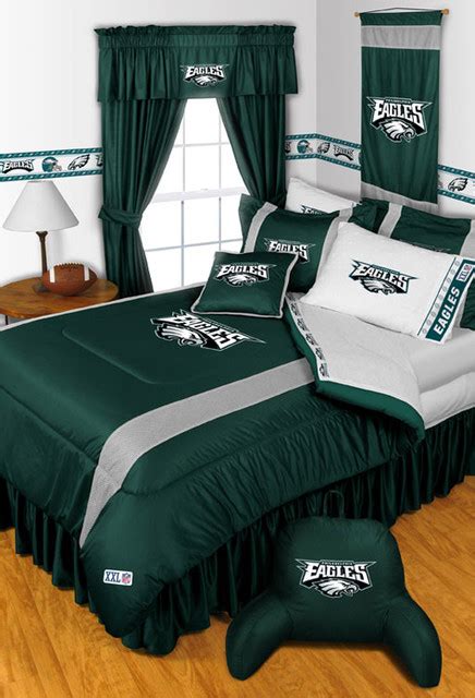 Nfl Philadelphia Eagles Bedding And Room Decorations Modern Bedroom