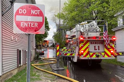 Bangor Crews Battle Fire After Explosion On Center Street Ave
