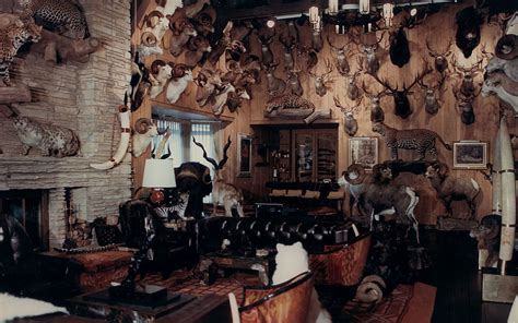 57 Big Game Trophies Going To Benedictine Trophy Rooms Hunting Room