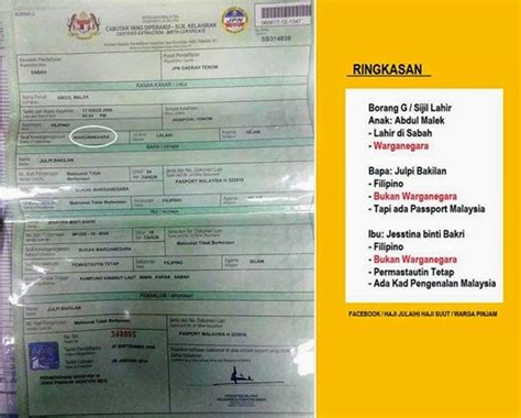 Mahkamah tinggi pulau pinang menetapkan tarikh perbicaraan kes sindiket pengeluaran dan penjualan sijil kelahiran serta kad pengenalan secara tidak sah. Contoh No Sijil Lahir Pada Surat Beranak