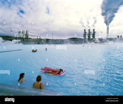 The Blue Lagoon Geothermal Spa Iceland Stock Photo Alamy