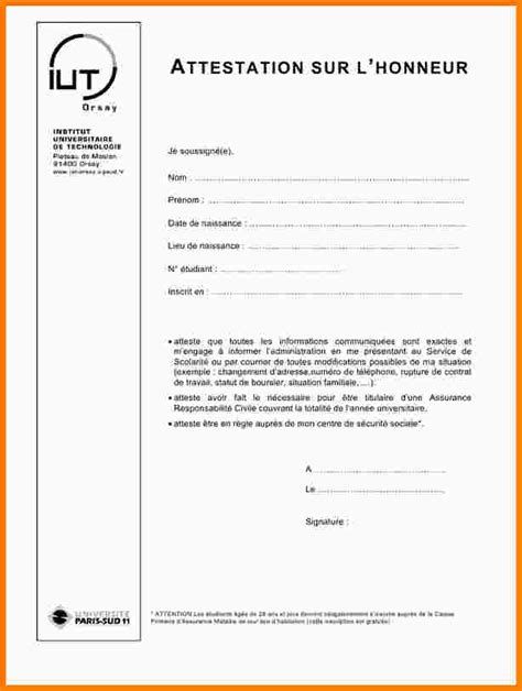 Comment Crire Une Attestation Sur L Honneur De Vie Commune Mod Les Lettres Com