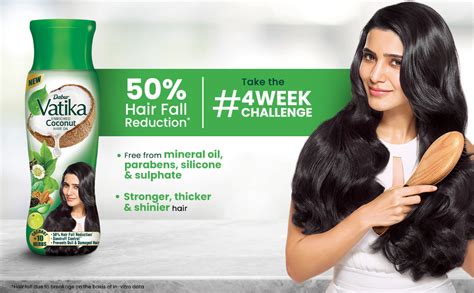 Buy Dabur Vatika Enriched Coconut Hair Oil 300 Ml For Strong Thick
