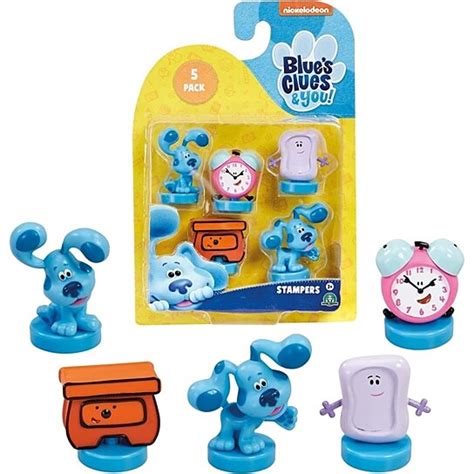 Buy Blues Clues Stamps Pk Tickety Tock Clock Slippery Soap Sidetable Drawer Set PMI