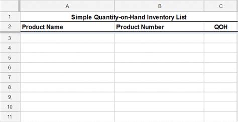 Free Inventory Template How To Track And Count Physical Inventory