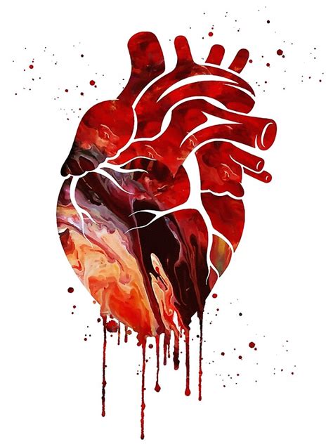 Human Heart By Erzebetth Redbubble