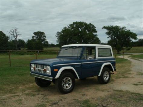 Buy Used 1977 Ford Bronco 4x4 In Murchison Texas United States