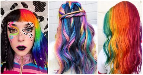 Descubrir 89 Imagen Pastel Rainbow Hair Tips Abzlocalmx