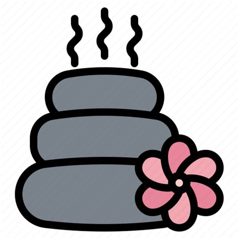 Stone Hot Massage Spa Treatment Wellness Relax Icon Download On Iconfinder
