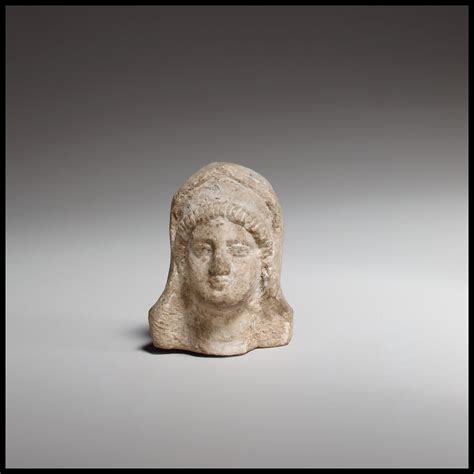 Female Head Cypriot Late Hellenistic The Metropolitan Museum Of Art