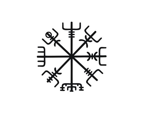 Viking Compass Vegvisir Cross Stitch Pattern Etsy