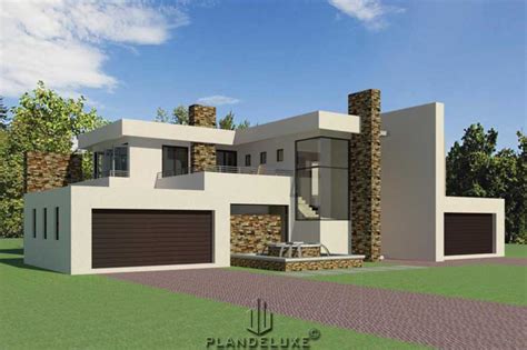Dream 4 bedroom house plans, floor plans & layouts for 2021. 497sqm Modern Home Design Double Story House Plan | Home ...