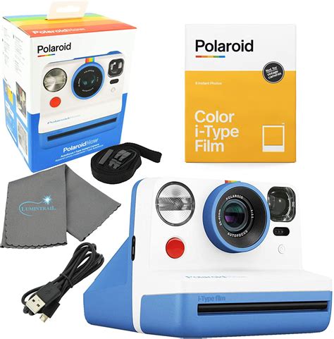 Polaroid Now I Type Instant Film Camera Blue Bundle With A Color I