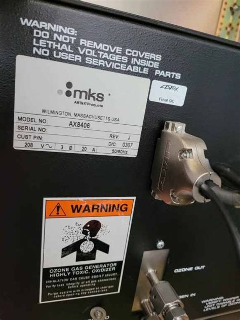 Mks Astex Ax 8406 Power Supply Used For Sale Price 293635812 Buy