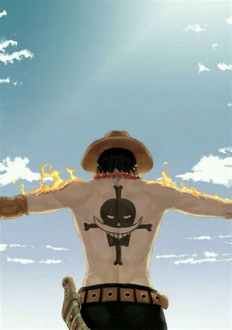 One Piece Asce Kartun Animasi Gambar Manga
