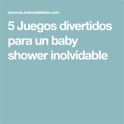 5 Juegos Divertidos Para Un Baby Shower Inolvidable Juegos Divertidos