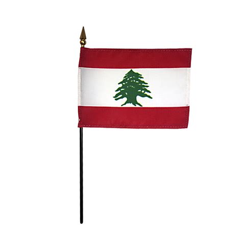 Miniature Lebanon Flag For Sale 5 Domestic Shipping Colorfastflags