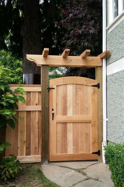 At the new place we've just recently built a chicken run under our now. Cedar Fences | Privacy fence designs, Wooden garden gate ...