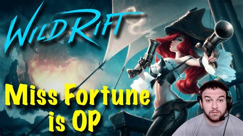 Miss Fortune Wild Rift Full Gameplay English Commentary League Of