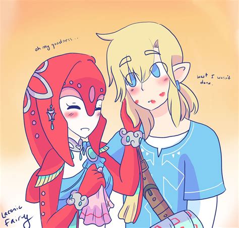 Pin On Mipha And Link In Love