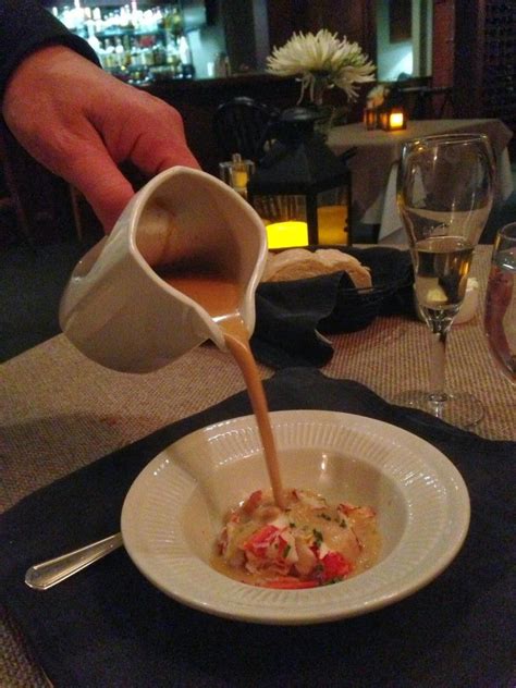 This cozy, country inn offers 23 fireplaces throughout the property and is 8 km to wolfe's neck state park. Harraseeket Inn Lobster Stew | Lobster dishes, Lobster ...
