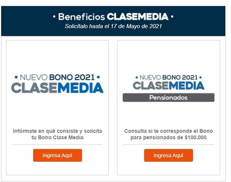 Bono Clase Media 2021 Revisa Aquí Cómo Solicitar El Beneficio