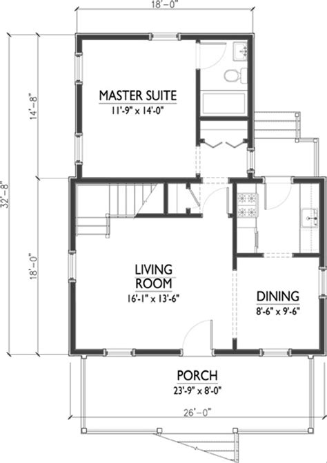 Cottage Style House Plan 3 Beds 2 Baths 1200 Sqft Plan 514 18