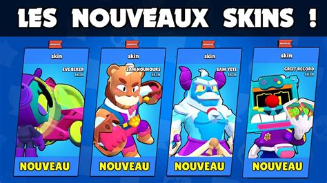 Tous Les Nouveaux Skins De🎄noël 🎅🏽 New Brawl Pass Youtube