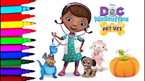 Join our doc, dottie as she helps her stuffed animals in her toy hospital. Disney Junior Doc McStuffins Pet Vet Halloween Coloring ...